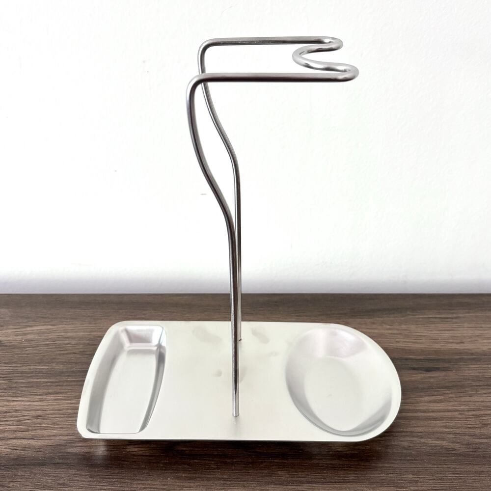 Stainless Steel Spoon Rest and Pan Lid Rest - Used - Good Condition